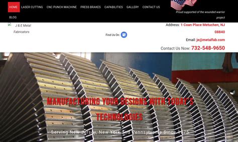 j and e metal fabricators|j&e sheet metal.